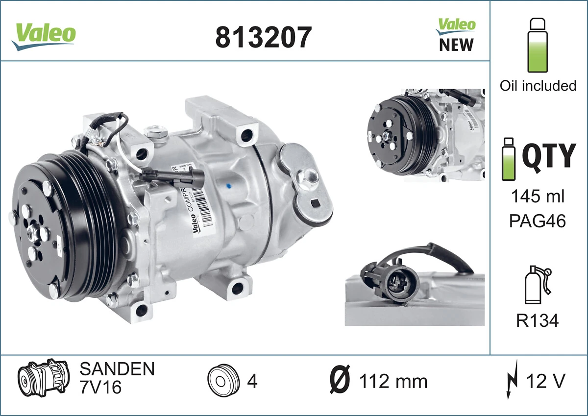 813207 VALEO Compresor climatizador