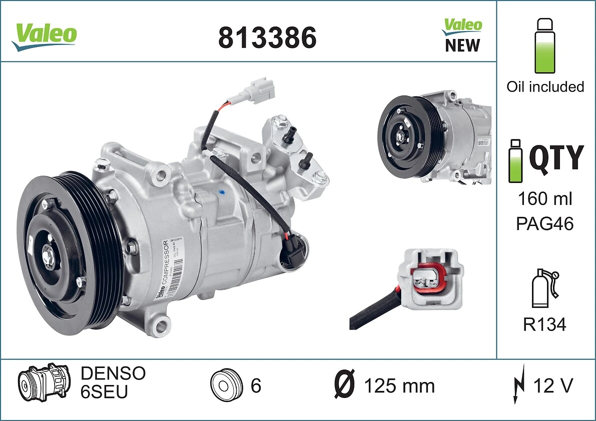 813386 VALEO Compresor climatizador