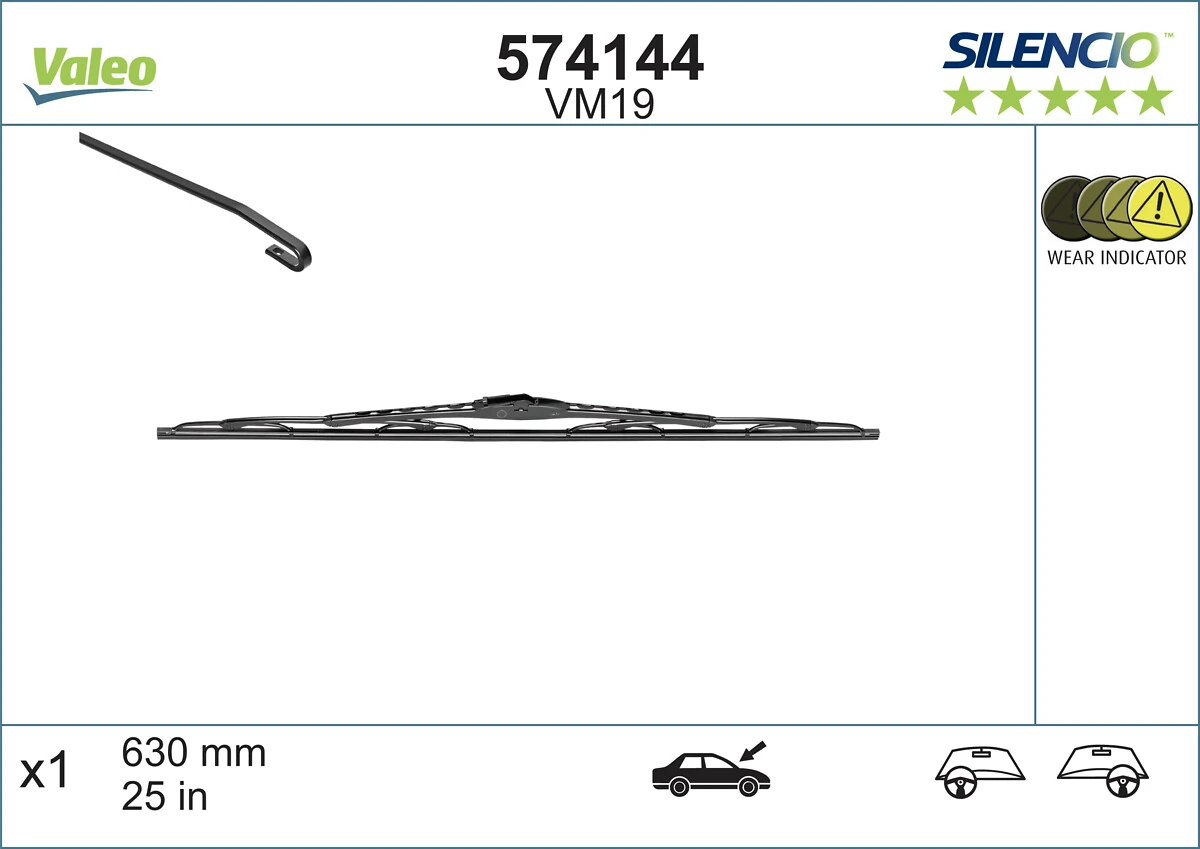 Escobillas delanteras VALEO 574144 precio, desde 12,70 EUR