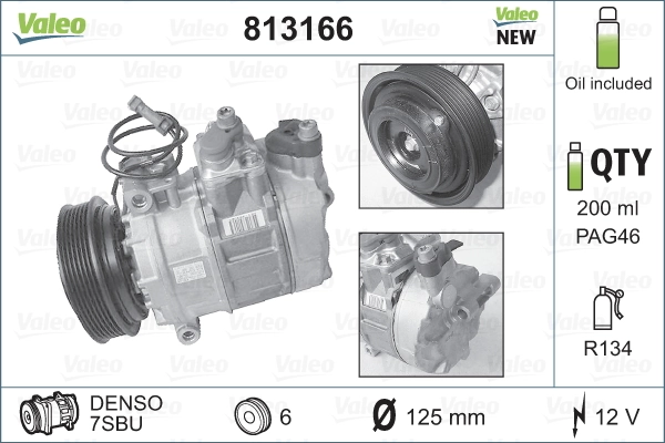 Compresor de aire acondicionado Audi A6 