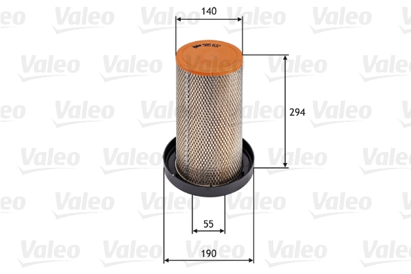 95643756 Peugeot/Citroen Filtro de aire de motor