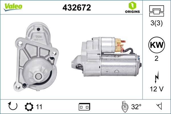 Comprar 432672 VALEO Motores de arranque