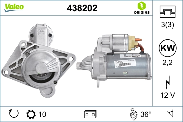 Comprar 438202 VALEO Motores de arranque