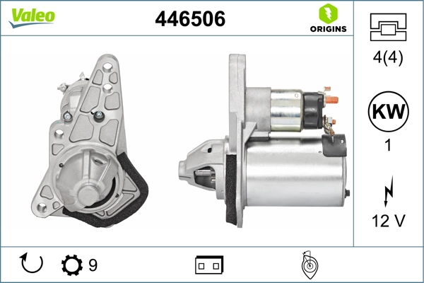 Comprar 446506 VALEO Motores de arranque