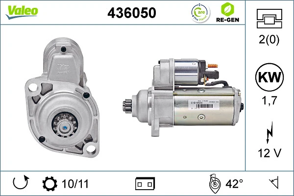 Comprar 436050 VALEO Motores de arranque