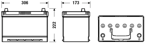 TC905 Tudor Batería Start-Stop