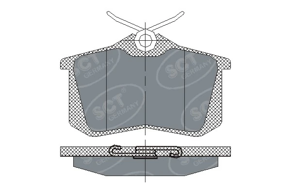 8671000106 Renault (RVI) Pastillas freno traseras