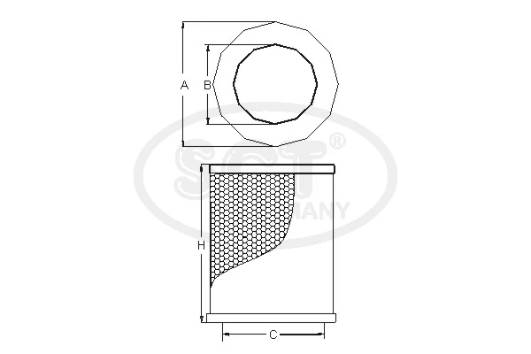  Filtro de aire SsangYong Korando 