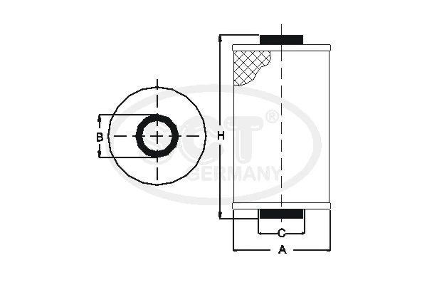 Filtro de aceite 8550500178 Renault (RVI)