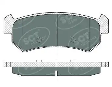 Comprar Pastillas de freno traseras de disco Chevrolet Lacetti  J200 a bajo precio