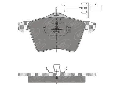 Comprar Pastillas de freno delanteras de disco Seat Alhambra  7V8, 7V9 a bajo precio