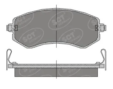 Comprar Pastillas de freno delanteras de disco Nissan Almera I N15 a bajo precio