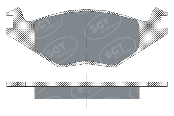Pastillas delanteras para Volkswagen Jetta II 19E, 1G2, 165, 167