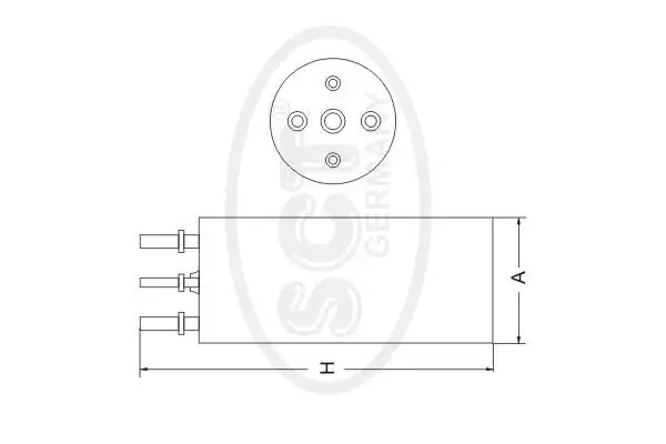 Filtro de combustible Mazda 3  (BL)