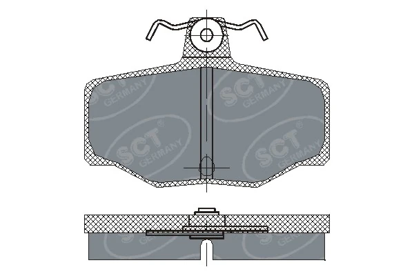 Pastillas de freno traseras Nissan Primera P11