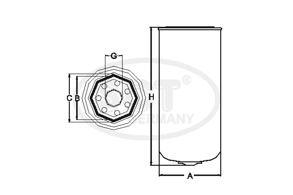 Comprar LFDS322 Lucas Filtro diesel