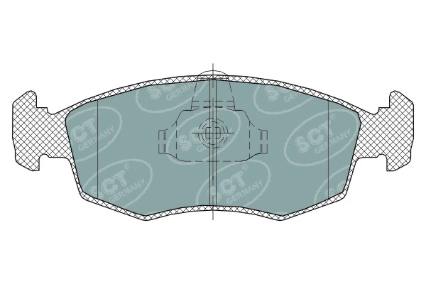 SCT SP315PR pastillas de freno delanteras Fiat Punto