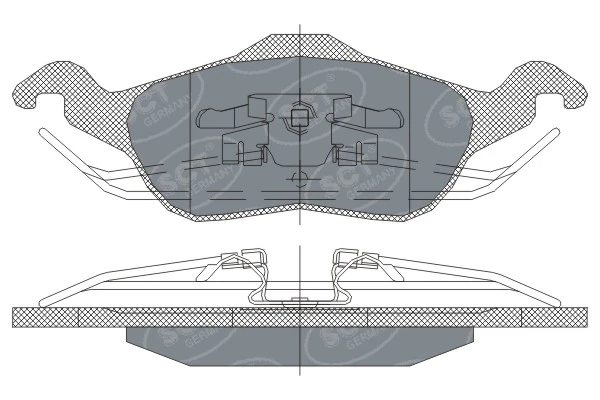 Pastillas de freno delanteras Ford Focus 1 DFW