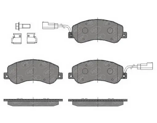 Pastillas delanteras Ford Transit  (2006-2014)