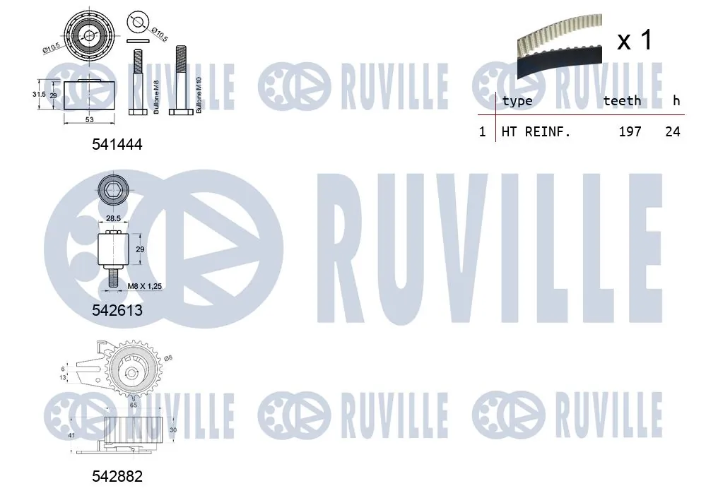 Kit distribución Chrysler 6000629053