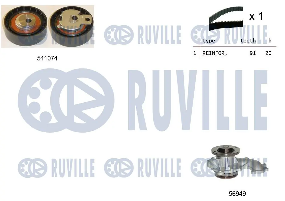 Kit distribución para Ford Transit  (V184/5)