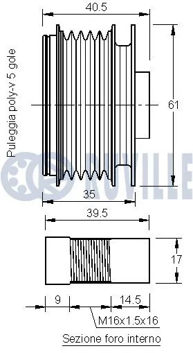 Polea rueda libre Hyundai Coupe II coupé (GK) (2001 - 2006) precio, desde 24,56 EUR