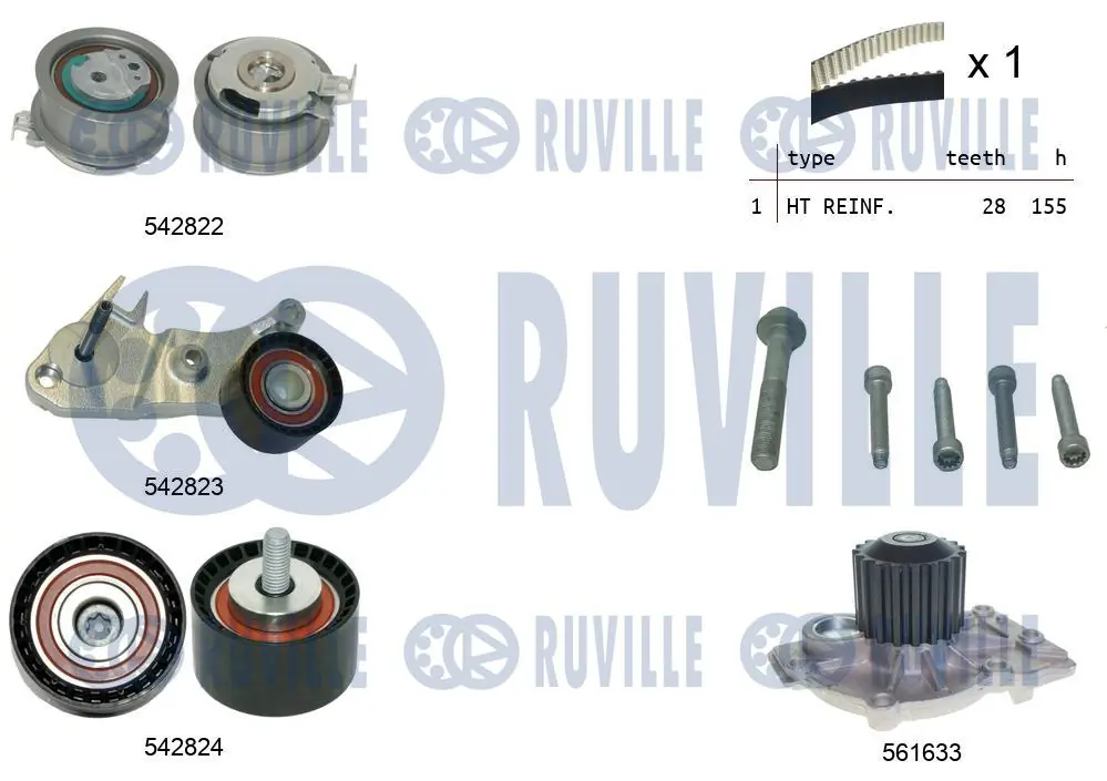 Comprar Kit de distribución Volvo XC90 II 256