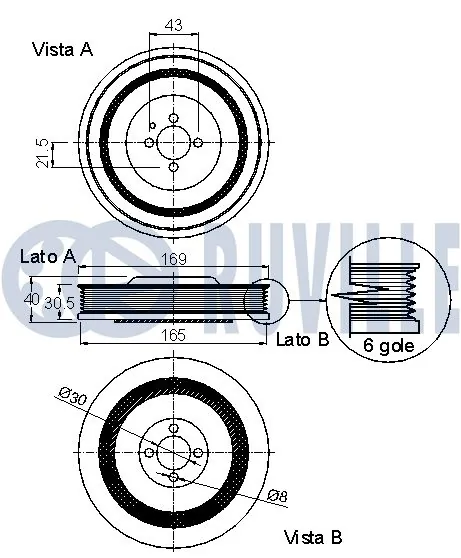 520245 Ruville Dámper