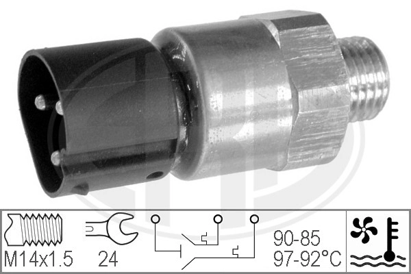 Sensor de temperatura del refrigerante 3  sedán (1998-2005) original desde 32,24 €