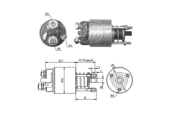 Solenoide arranque Honda Civic VII (2000-2006)