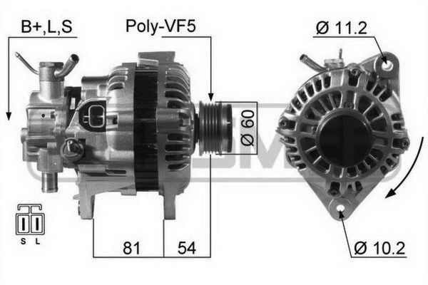 Alternador del motor Hyundai Terracan  desde 247,62 €