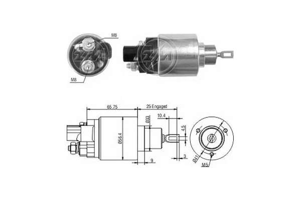 Precio del repuesto Interruptor solenoide Corolla  sedán