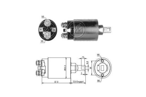 Comprar Solenoide de arranque Hyundai Galloper  JK a bajo precio
