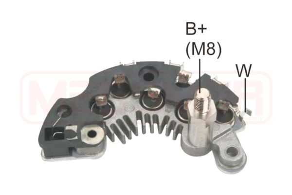 Alternador Diodo Puente Rectificador Renault Clio I (BC57, 5357)