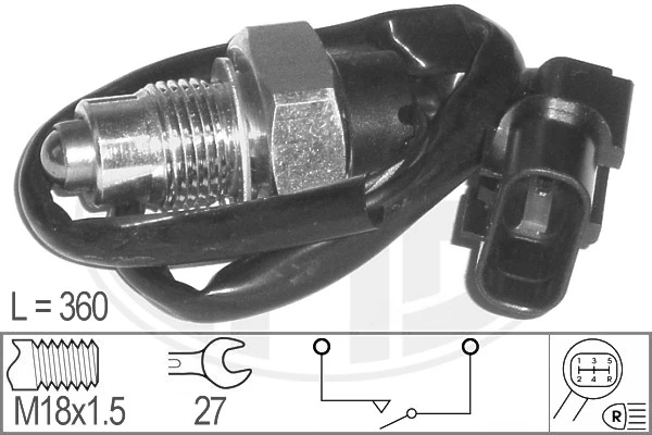 Interruptor de marcha atrás  para Mitsubishi Outlander III (GF, GG)