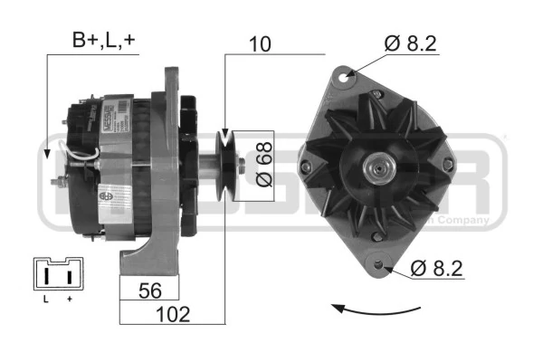 Alternador para Renault 9 L42