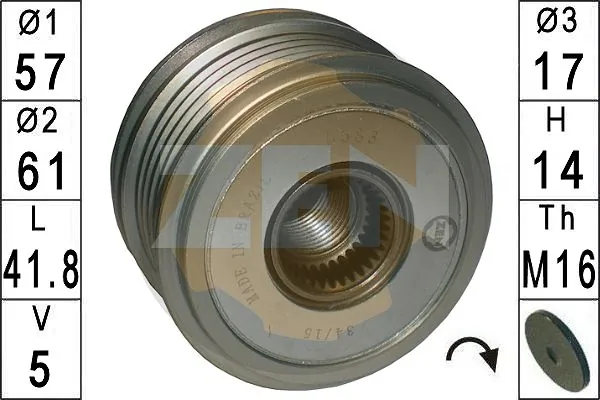 Polea de alternador I10 hatchback (2007-2010) original desde 38,66 €