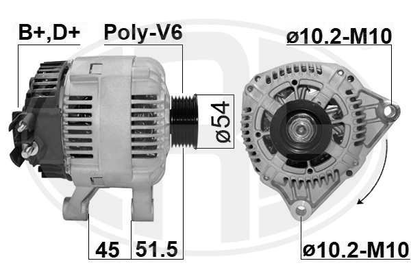 Alternador del motor Peugeot 306  desde 95,83 €