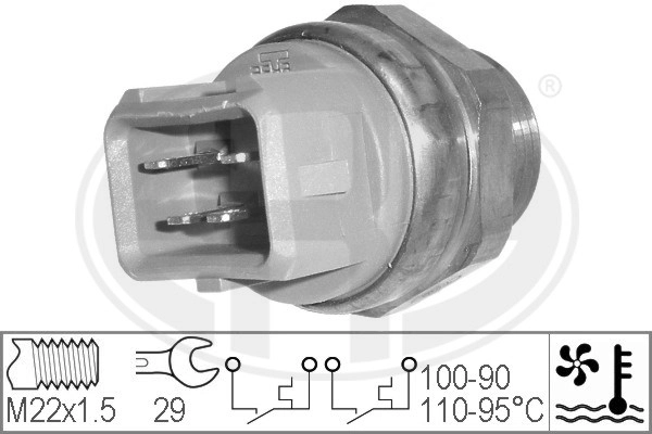 Sensor de temperatura del refrigerante Transit  furgoneta (1994-2000) original desde 26,11 €