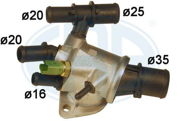 Caja de termostato para Fiat Bravo 182