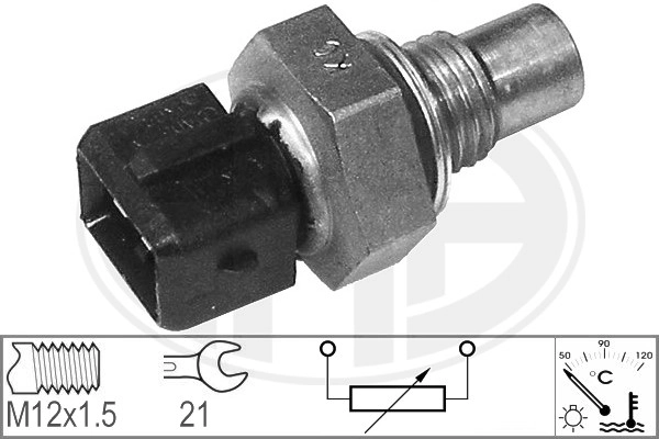 Sensor de temperatura del motor Lancia Delta I (831AB0)