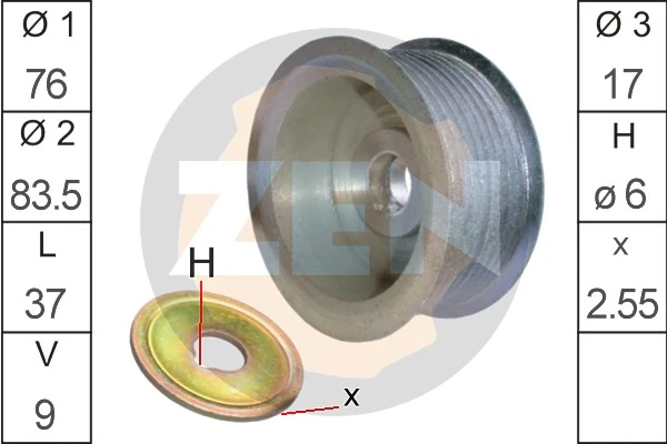 Comprar Rueda libre del alternador TRUCK ACTROS  