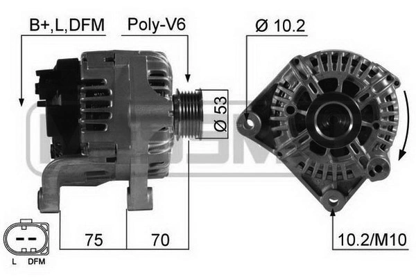 Alternador de coche BMW 3  (1999-2005)