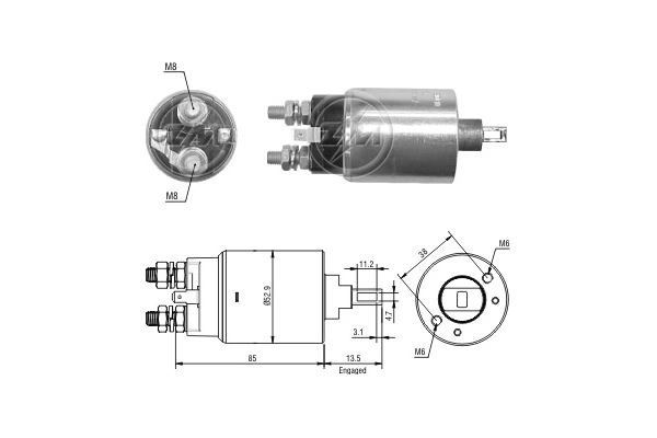 Comprar Solenoide de arranque Isuzu Trooper UBS a bajo precio