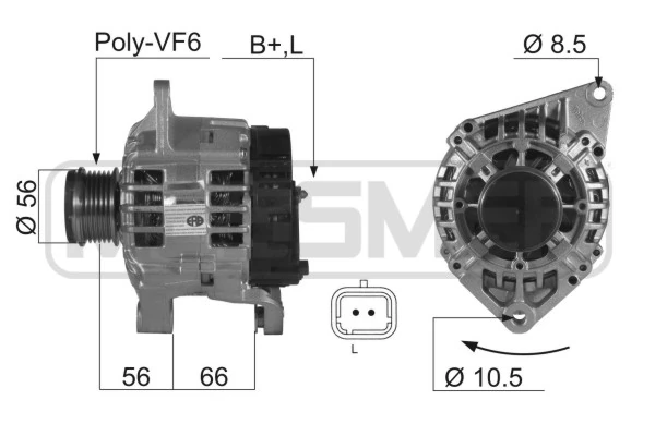 Alternador Volvo S40 1 VS