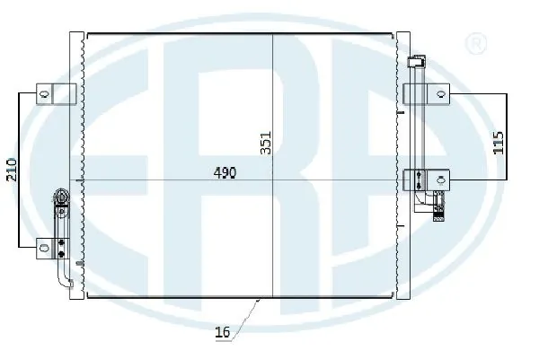 Condensador para Fiat Palio  (178DX)