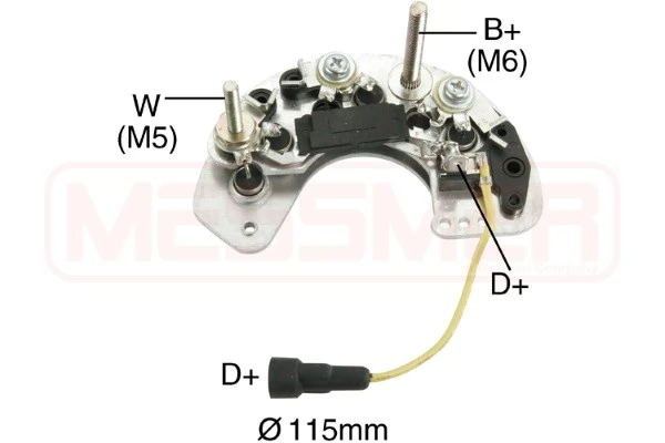 Puente de diodos, alternador Ford Transit  (1994-2000)