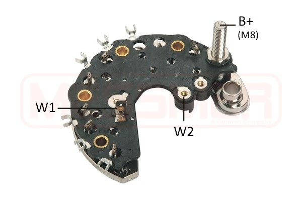 Puente de diodos, alternador 940038334 Magneti Marelli