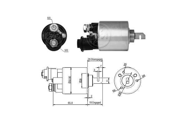 Comprar Solenoide de arranque Honda Civic VI EJ6, EJ8 a bajo precio
