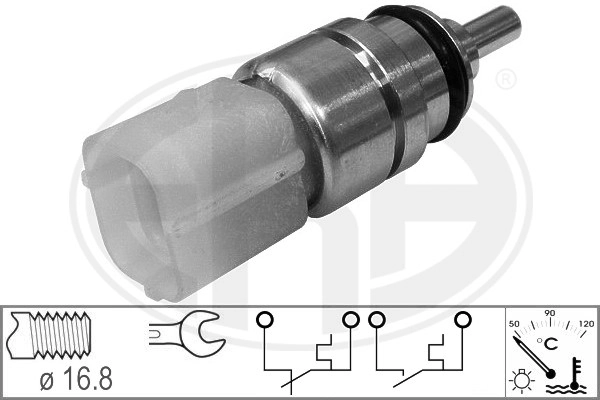 Sensor de temperatura del motor para Chevrolet Aveo  (T200)